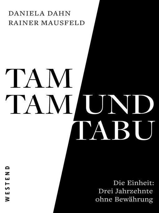 Title details for Tamtam und Tabu by Daniela Dahn - Available